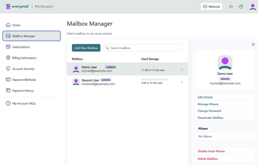 Mailbox Manager