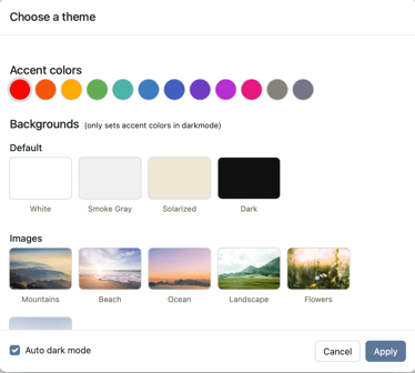 Screenshot Theme
